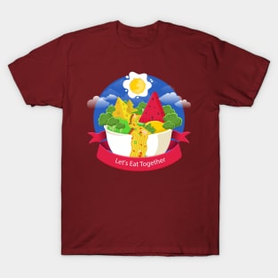 food earth ramen waterfall T-Shirt